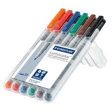 Staedtler Lumocolor 6 Dry Erase Marker Set CHX 03156